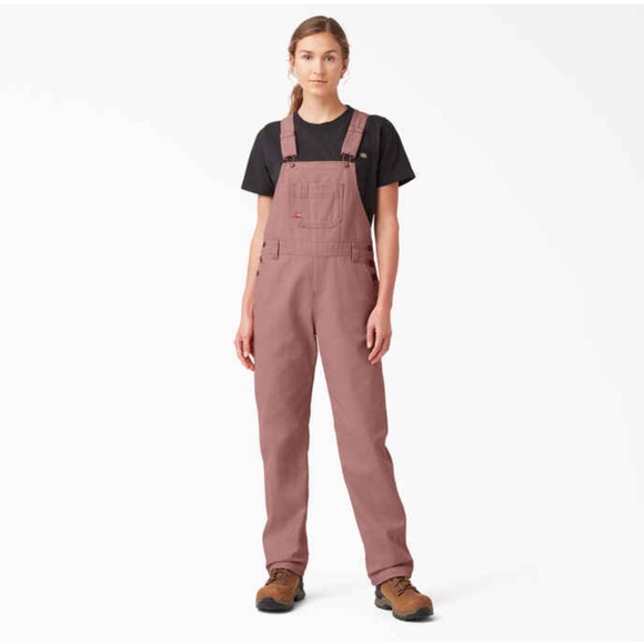 Dickies Pink Overalls Relaxed Fit - Picture 1 of 6